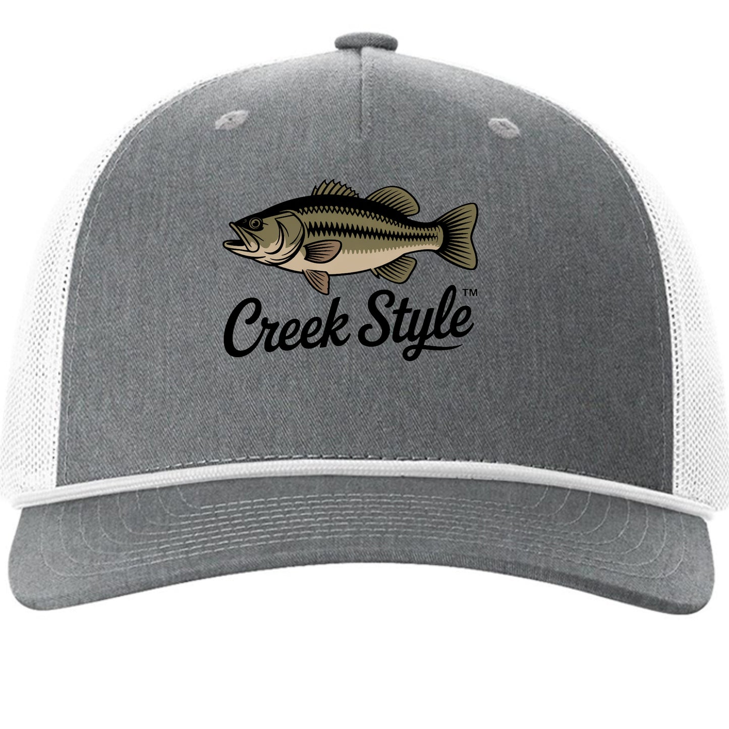 Heather Grey/ White - FRONT