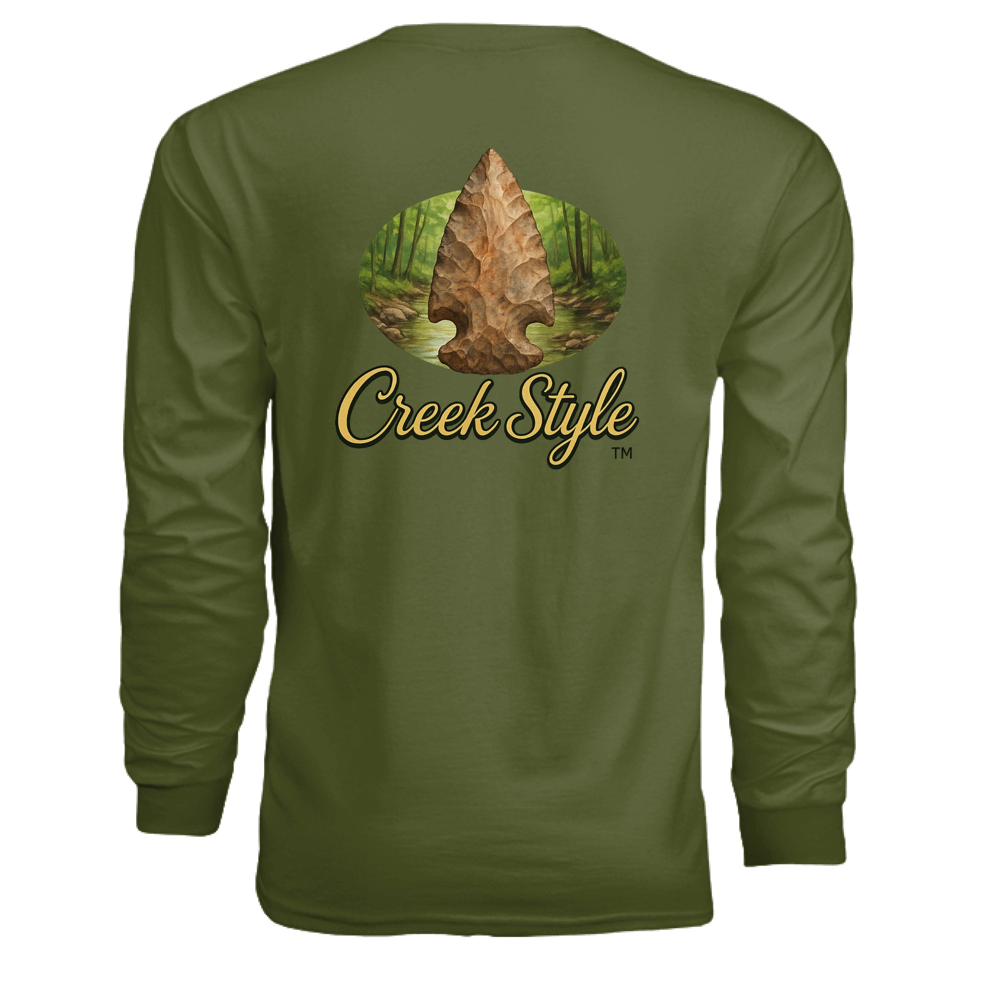 MILITARY GREEN - BACK