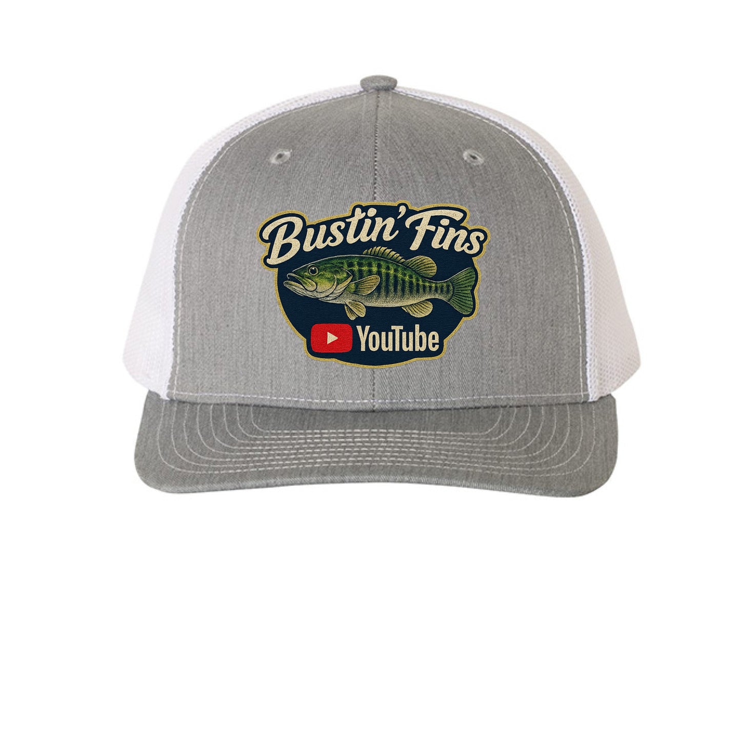 Heather Grey/ White - FRONT