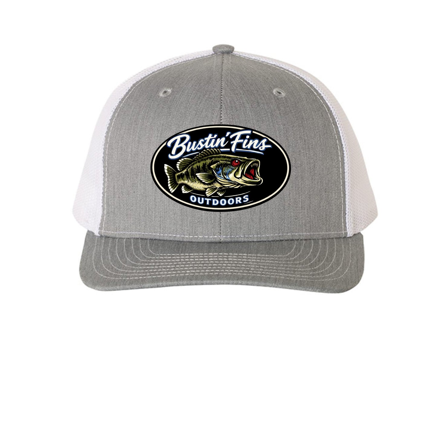 Heather Grey/ White - FRONT