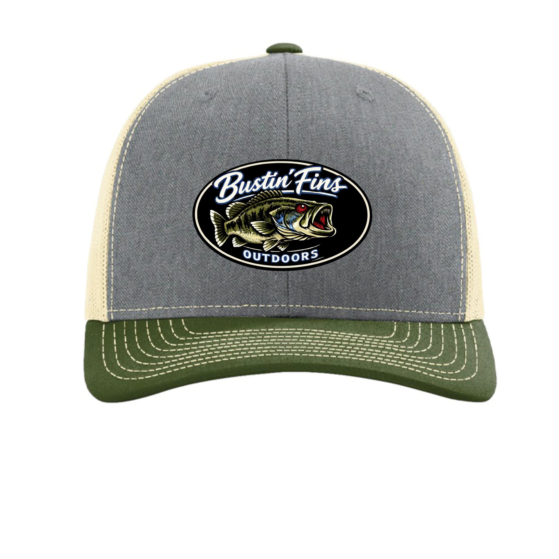 Heather Grey/ Birch/ Army Olive - FRONT