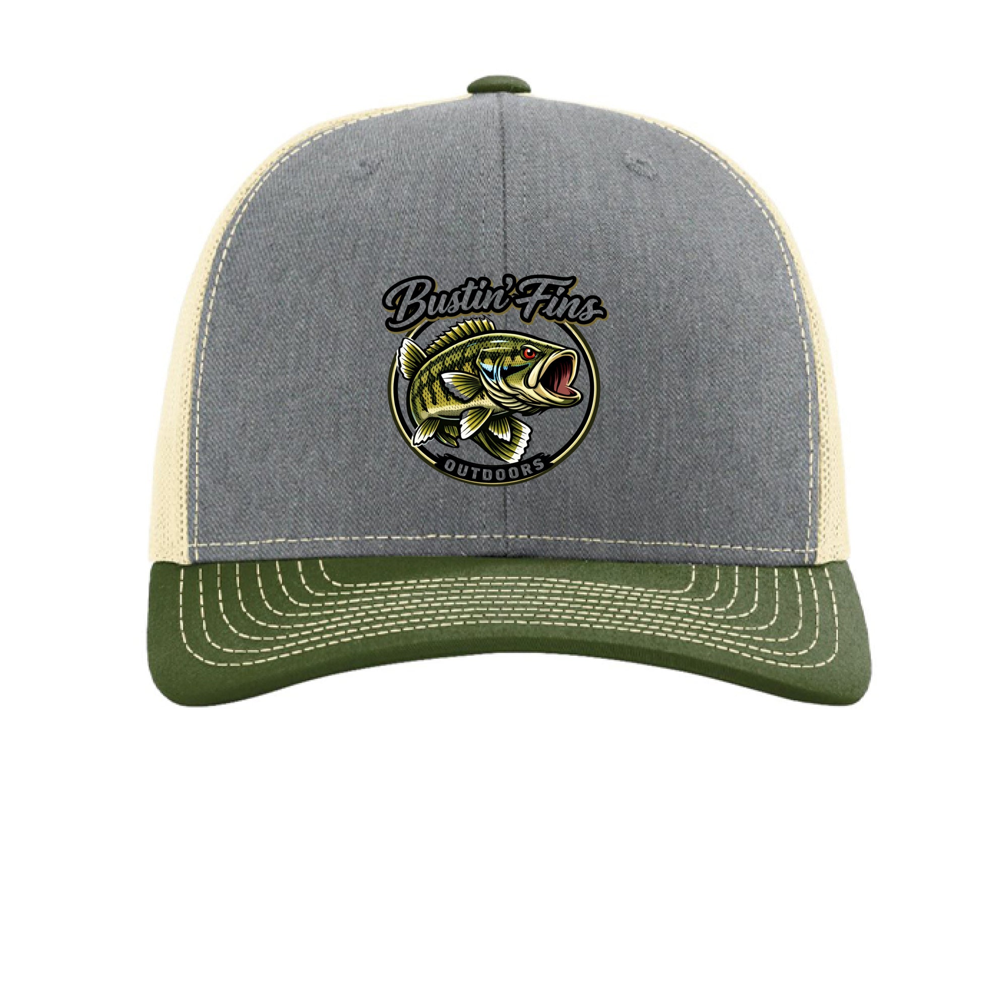 Heather Grey/ Birch/ Army Olive - FRONT